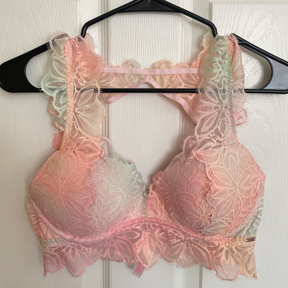 Victoria Secret Pink Brand Tie-Dye Bralette.